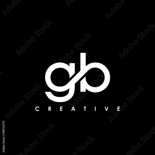 GB Letter Initial Logo Design Template Vector Illustration