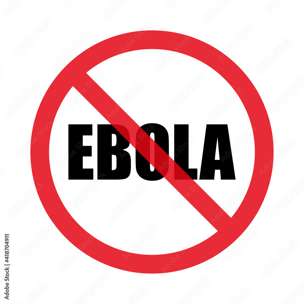 Stop Ebola virus icon vector. Linear style sign for mobile concept and web design. stop ebola virus symbol illustration. isolated on white background. Flat style. Vector Stop Ebola virus icon vector. Linear style sign for mobile concept and web design. stop ebola virus symbol illustration. isolated on white background. Flat style. Vector