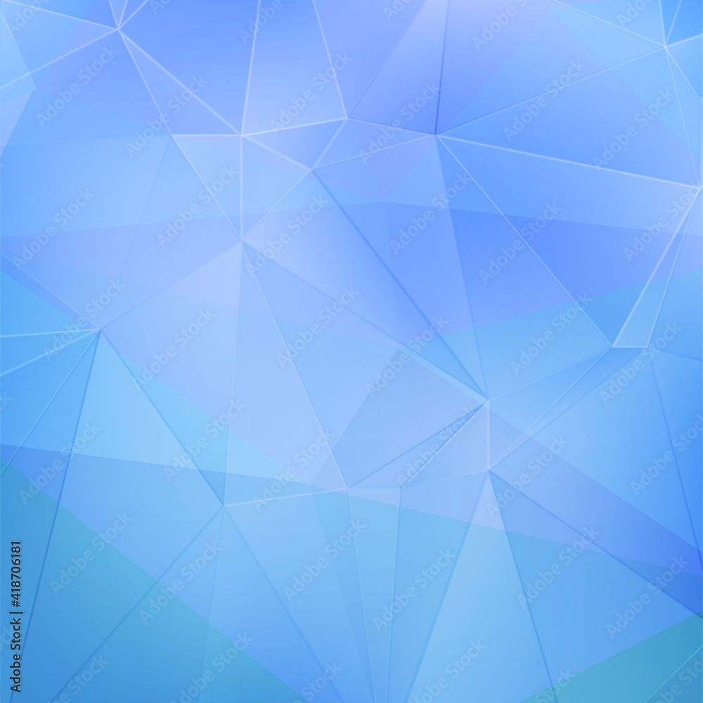 Blue geometric background Blue geometric background