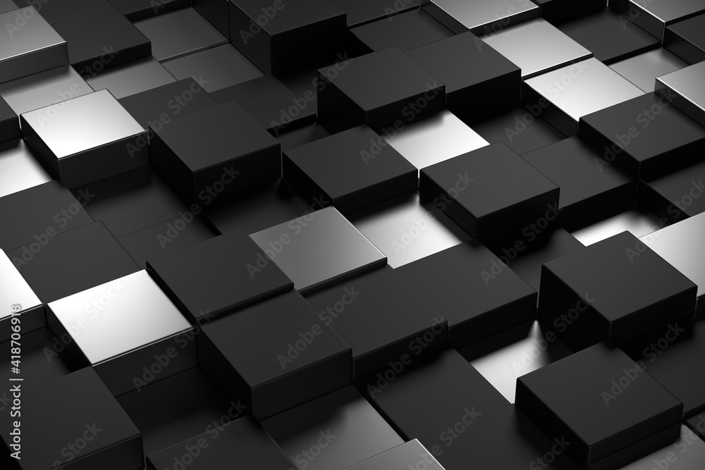 Abstract background of cube with luxury concepts. 3D rendering. Abstract background of cube with luxury concepts. 3D rendering.