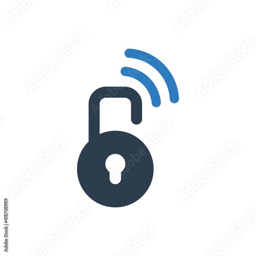 Authentication internet icon