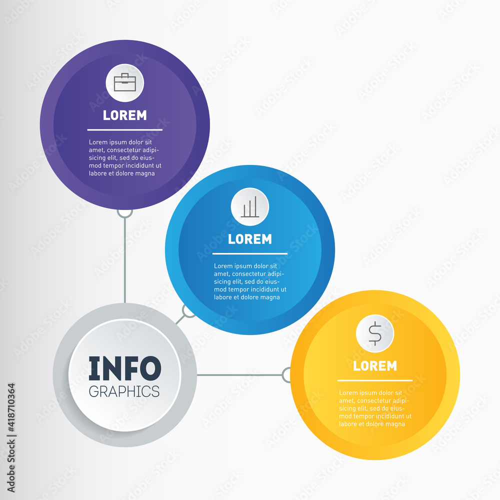 Best For Slideshow Diagram Or Business Presentation With Three Options Best For Slideshow Diagram Or Business Presentation With Three Options