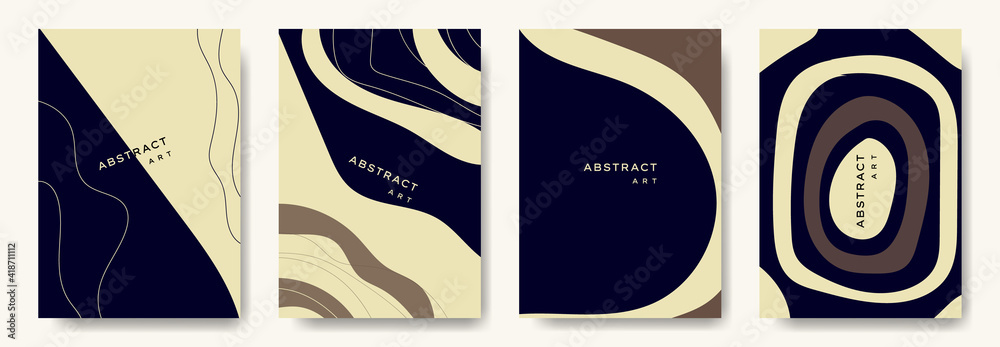 Fototapeta Abstract background pattern and various shapes set up. Ideal for cover, poster, business card, flyer, brochure,magazine first page,promotional,social media apps and other. illustration vector eps 10