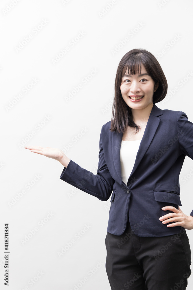 Woman with her palm facing up (gesture) Woman with her palm facing up (gesture)