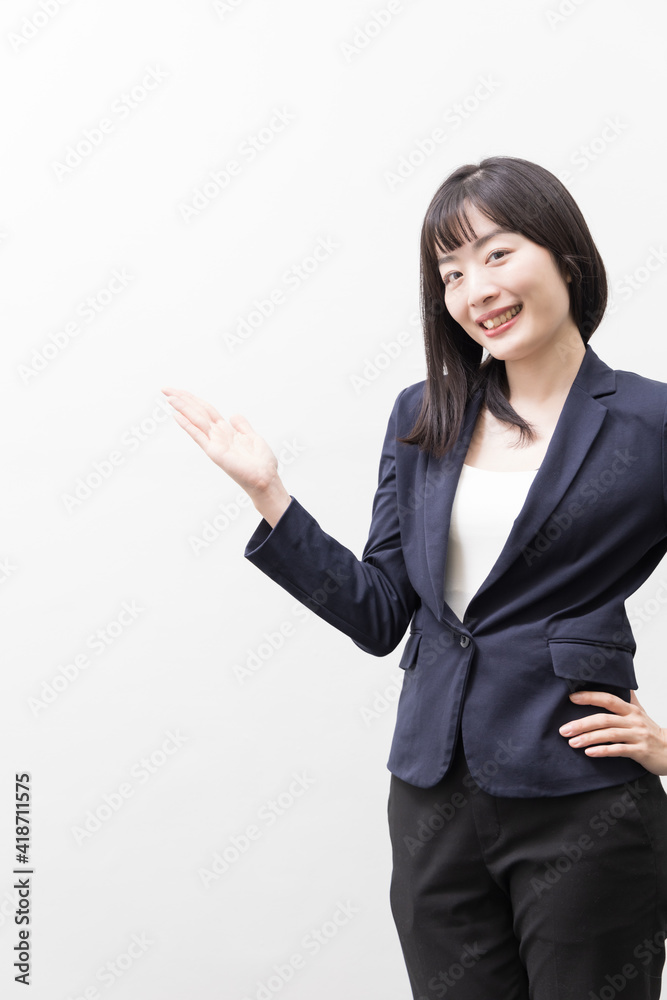 Woman with her palm facing up (gesture) Woman with her palm facing up (gesture)