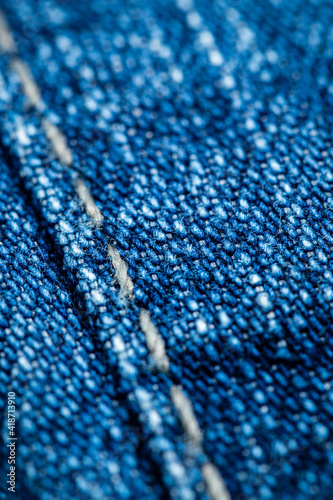 blue jeans denim macro texture background