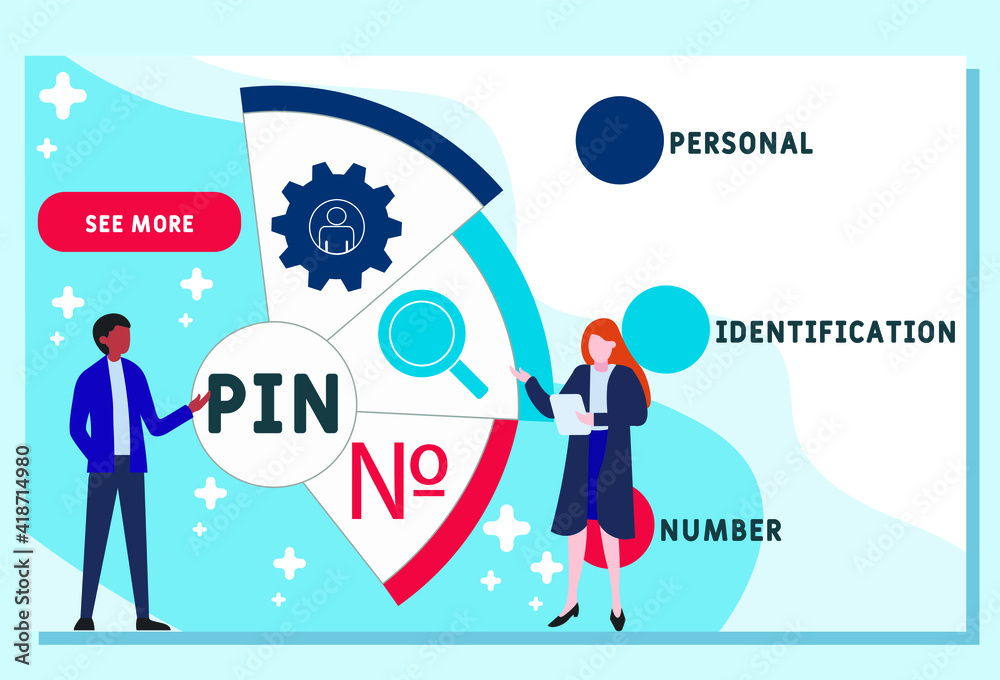 Vector website design template . PIN - Personal Identification Number business concept background. illustration for website banner, marketing materials, business presentation Vector website design template . PIN - Personal Identification Number business concept background. illustration for website banner, marketing materials, business presentation