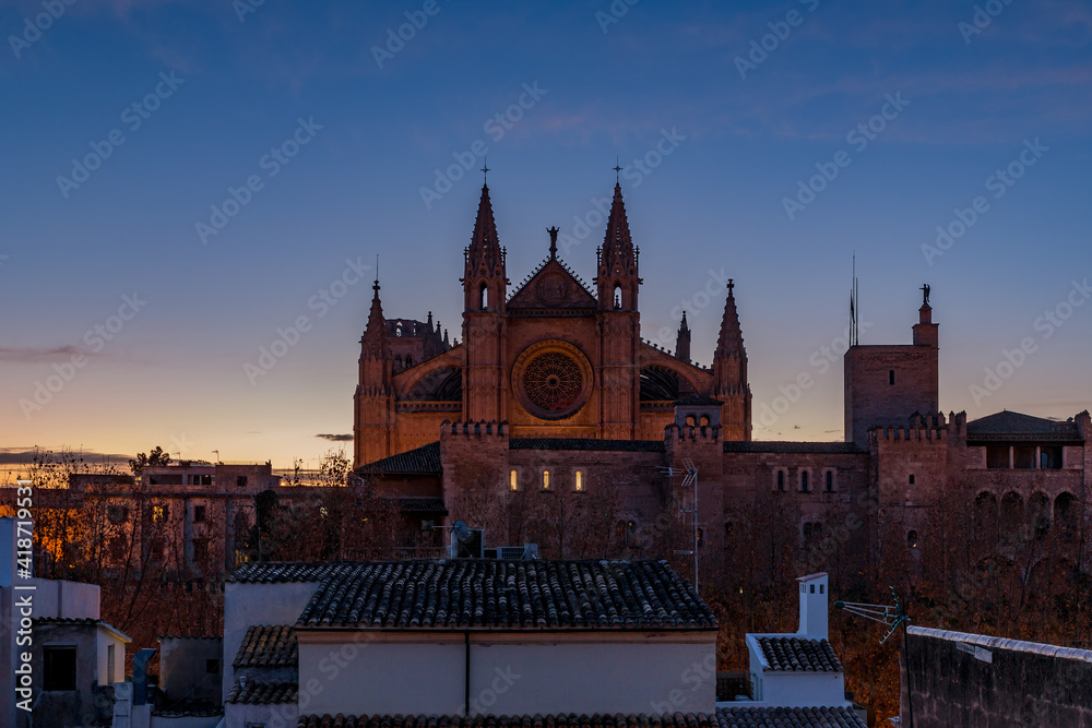 Obraz premium Cathedral, Palma de Mallorca, Spain