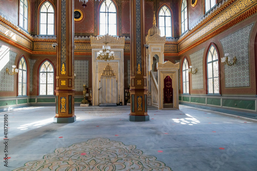 Yildiz Hamidiye Mosque and its exterior view photo