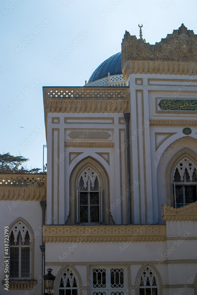 Yildiz Hamidiye Mosque and its exterior view