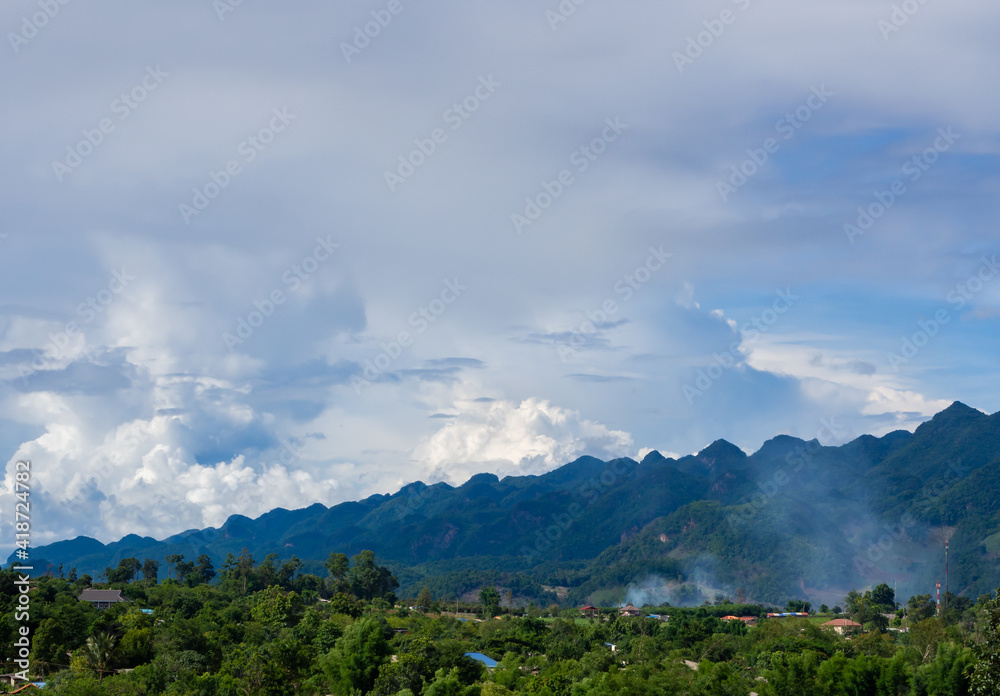 Obraz premium clouds sky landscape nature background.