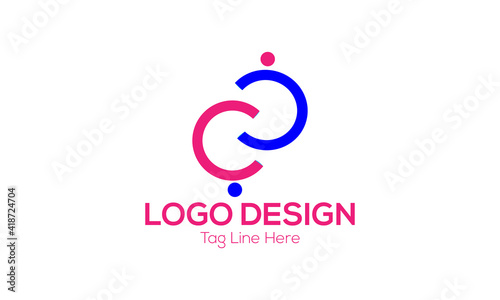abstract logo design busienss.