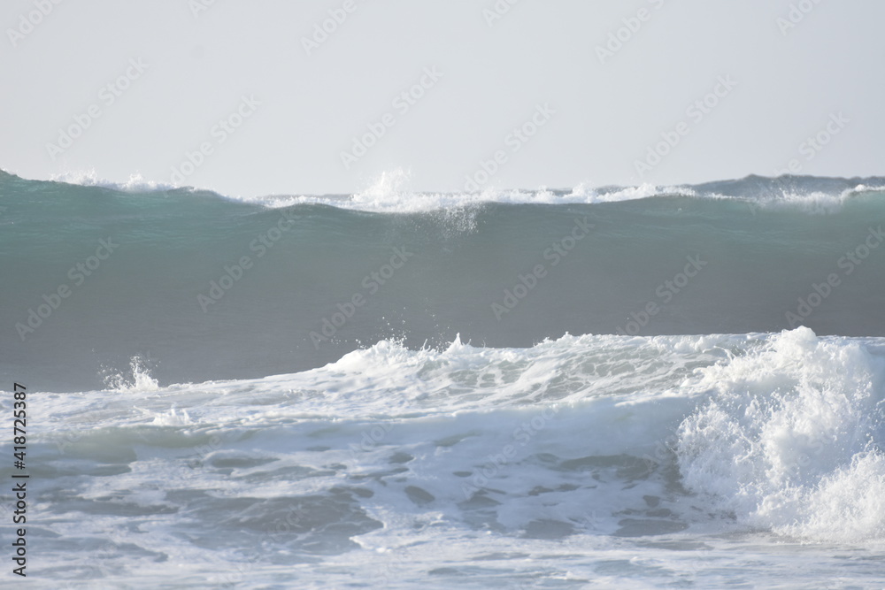 Watching the waves from the cliff Watching the waves from the cliff