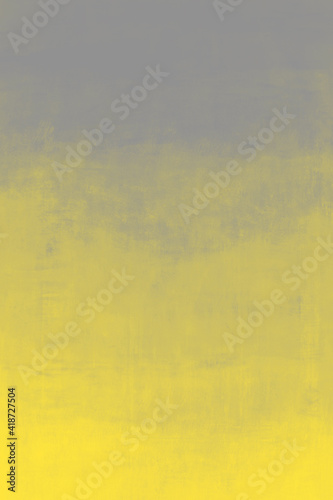 Hand drawn grey and yellow gradient on wall