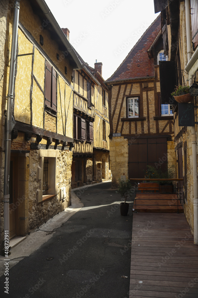 Bergerac. Street. French region of Nouvelle-Aquitaine. France