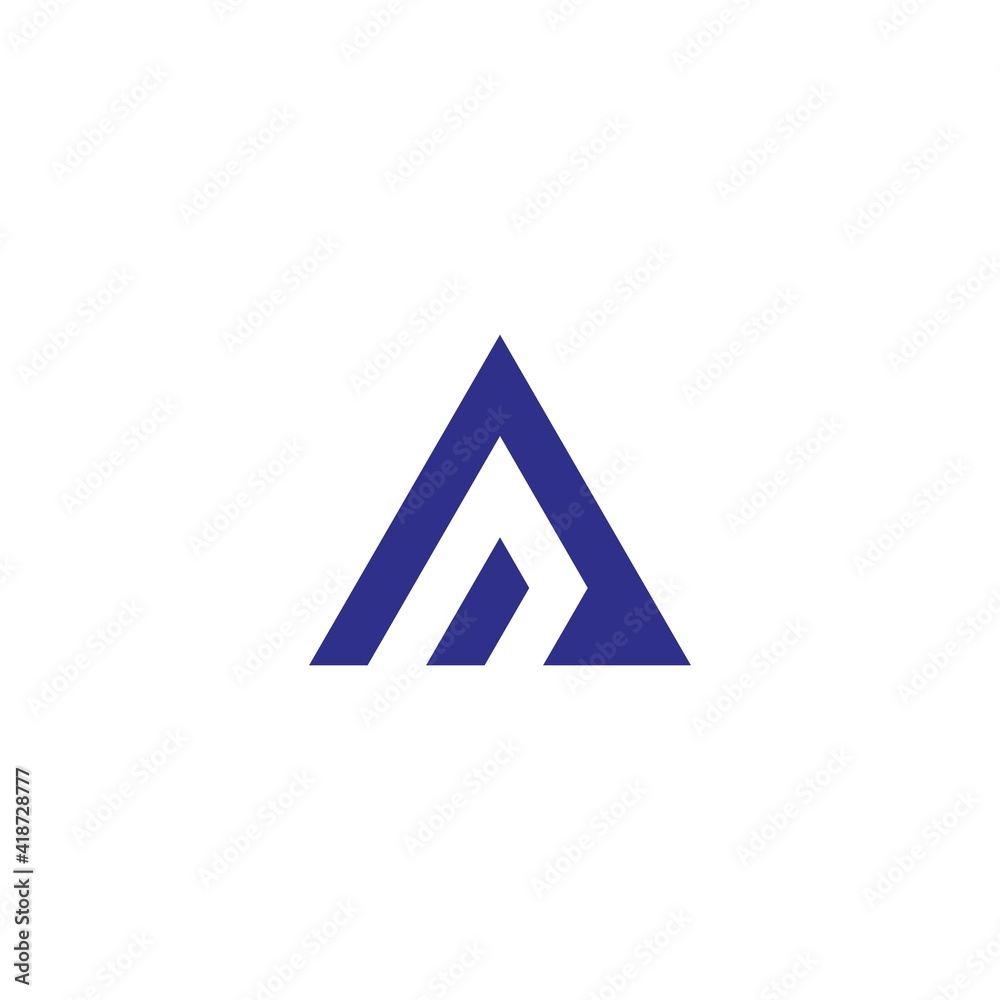 Triangle logo Simple, Elegant, and Luxurious Logo Design letter AN Triangle logo Simple, Elegant, and Luxurious Logo Design letter AN