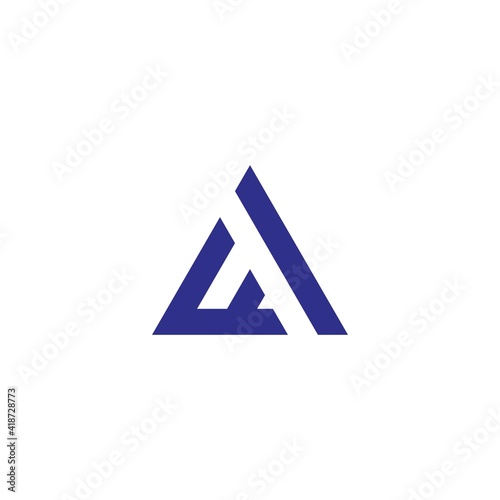 Free Download Triangle logo Simple, Elegant, and Luxurious Logo Design letter AF - GFXLoad
