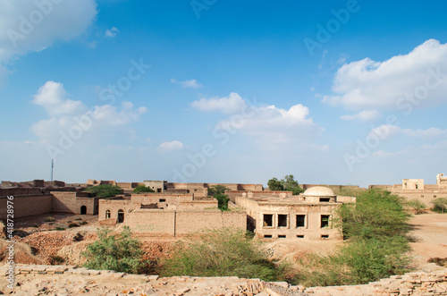 Overview of Interior of Derawar Fort in Pakistan