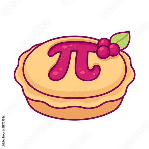 Pie drawing with Pi symbol