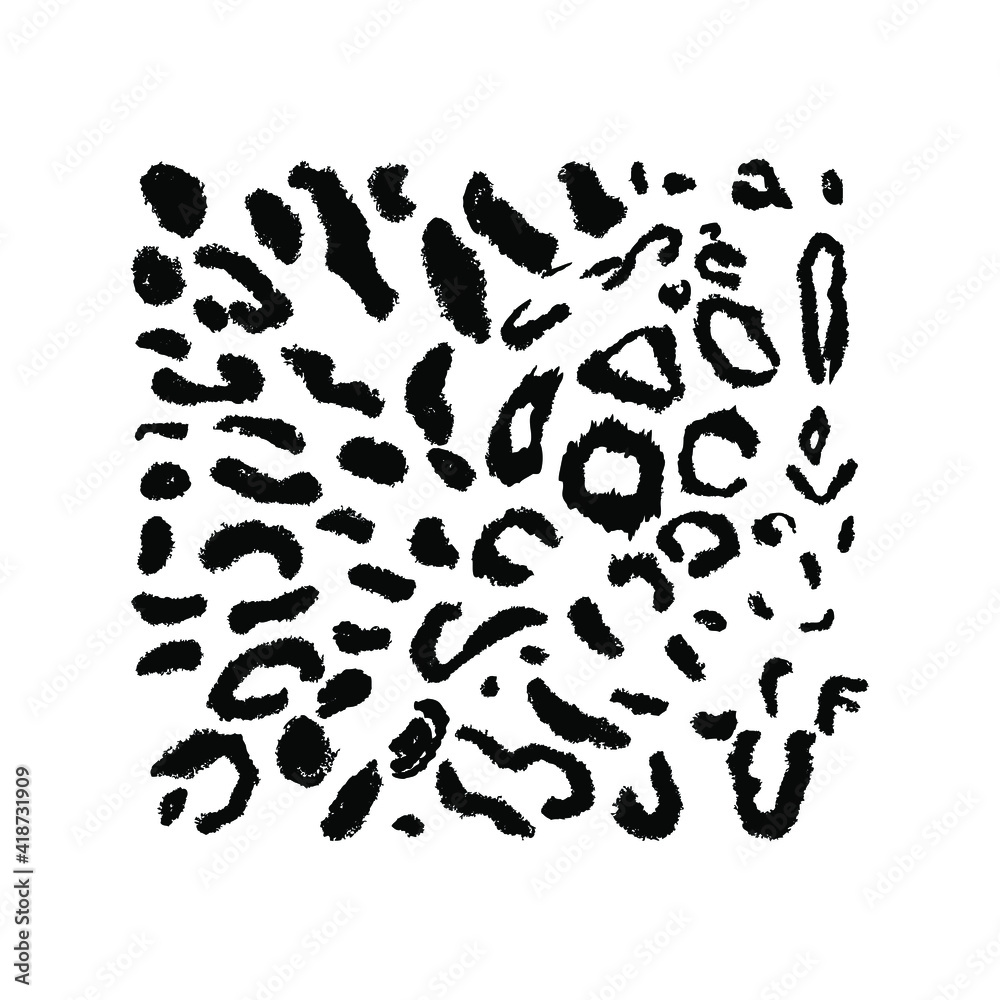 Vector seamless abstraction illustration. Tiger cheetah texture with African style abstraction for printing packaging, cards, designers, clothes, interior, icon, logo Vector seamless abstraction illustration. Tiger cheetah texture with African style abstraction for printing packaging, cards, designers, clothes, interior, icon, logo