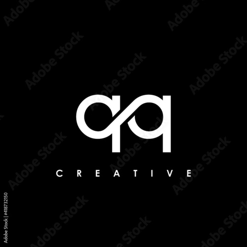 QQ Letter Initial Logo Design Template Vector Illustration