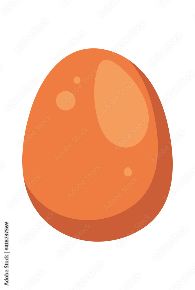 Isolated egg icon