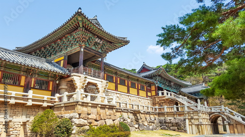 An ancient Buddhist monastery located near Gyeongju city. South Korea photo