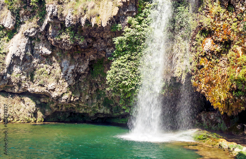 Waterfall in nature