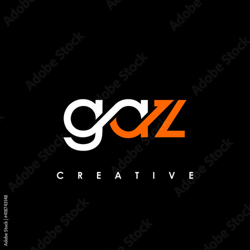 GAZ Letter Initial Logo Design Template Vector Illustration