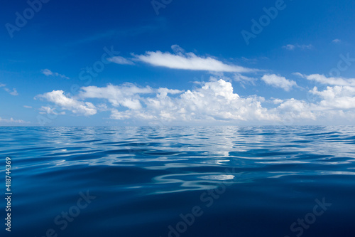 tropical sea under the blue sky. Sea landscape.