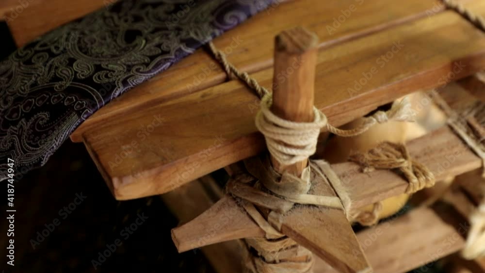 Slow motion of a grooms details laid out on a model wood bridge. Slow motion of a grooms details laid out on a model wood bridge.