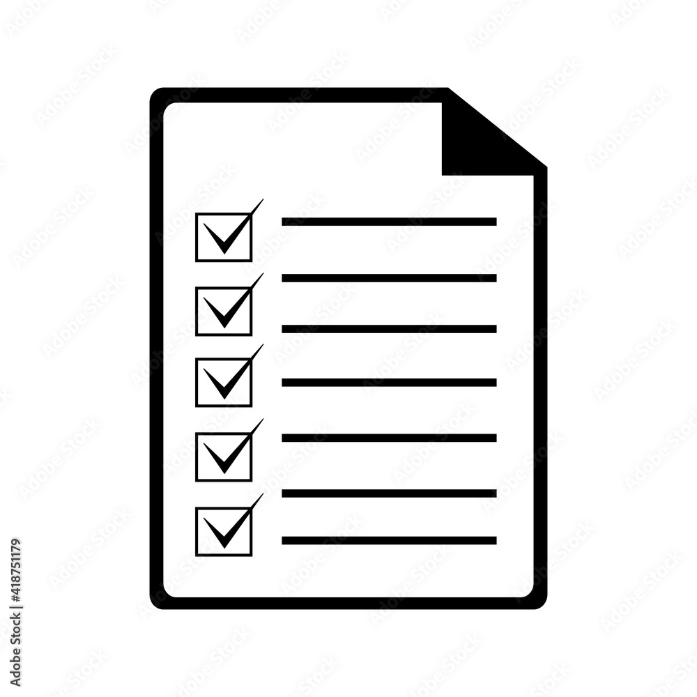 File check symbol, web and computer icon File check symbol, web and computer icon
