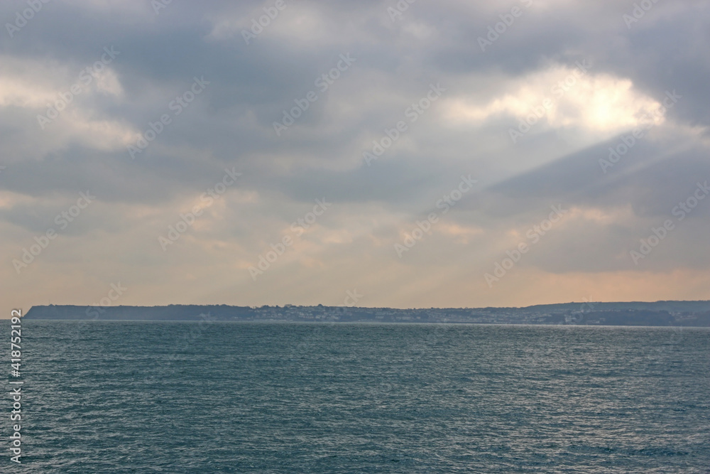 Storm clouds over Torbay, Devon	