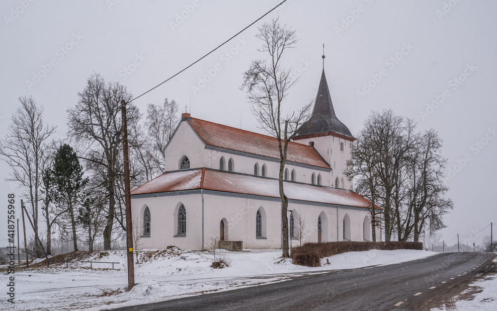 church in countryside