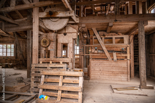 Inside of old mill
