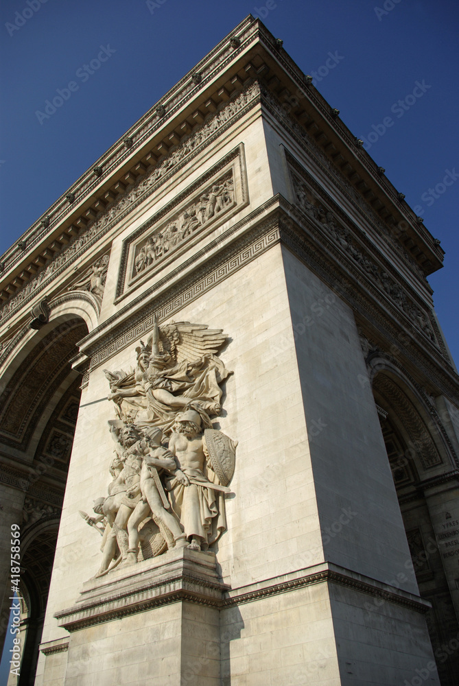 Arc de Triomphe à Paris, France