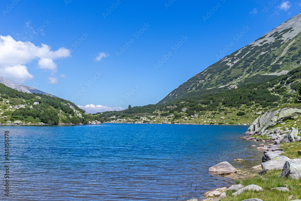 Pirin Mountain and Fish Banderitsa lake, Bulgaria