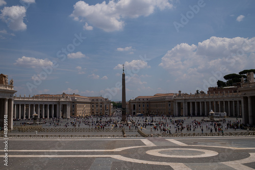 Watykan Rzym latem