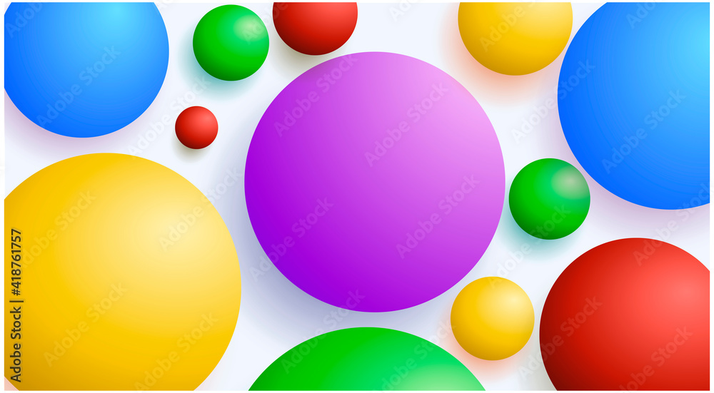 Vector illustration of a bright and colorful background