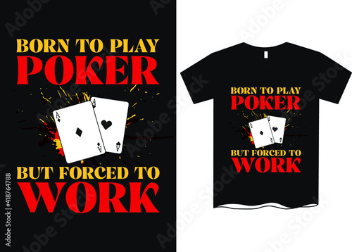 Poker Lover T-shirt Designs