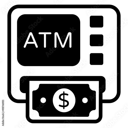 
Investment plan solid style icon, editable vector 

