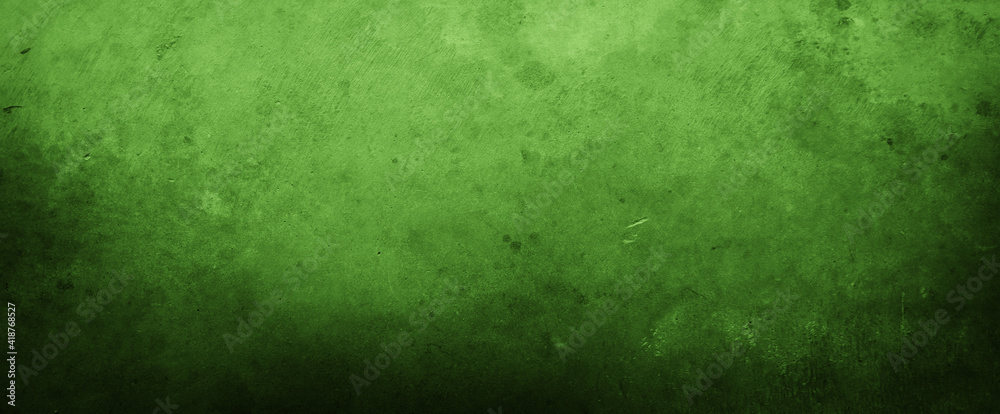 Obraz premium Green concrete wall
