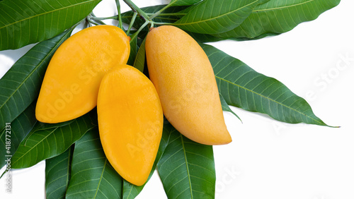 Slice a golden yellow ripe ...