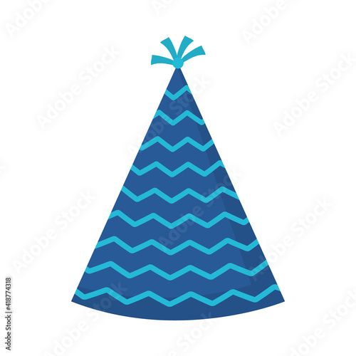 blue birthday hat