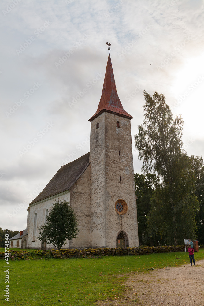 High rural church in Suure-Jaani, Estonia.