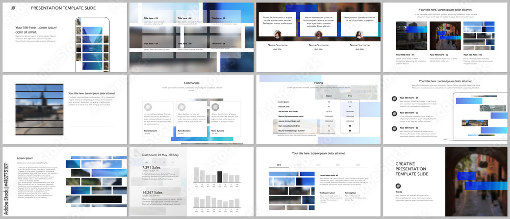 © xenia_design - Vector templates for website design, presentations, portfolio. Templates for presentation slides, flyer, leaflet, brochure cover. Corporate business identity style for any purposes. Business template.