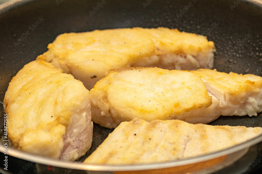 codfish in a pan
