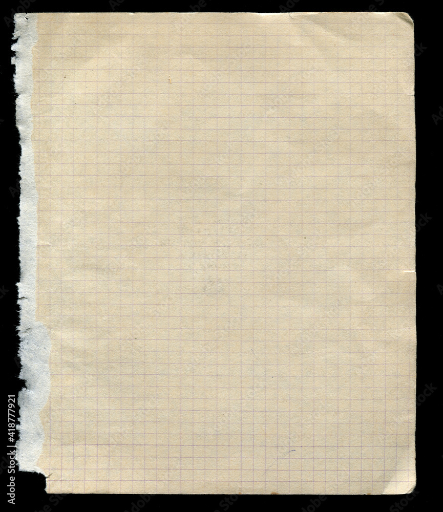 Obraz premium old squared paper texture background