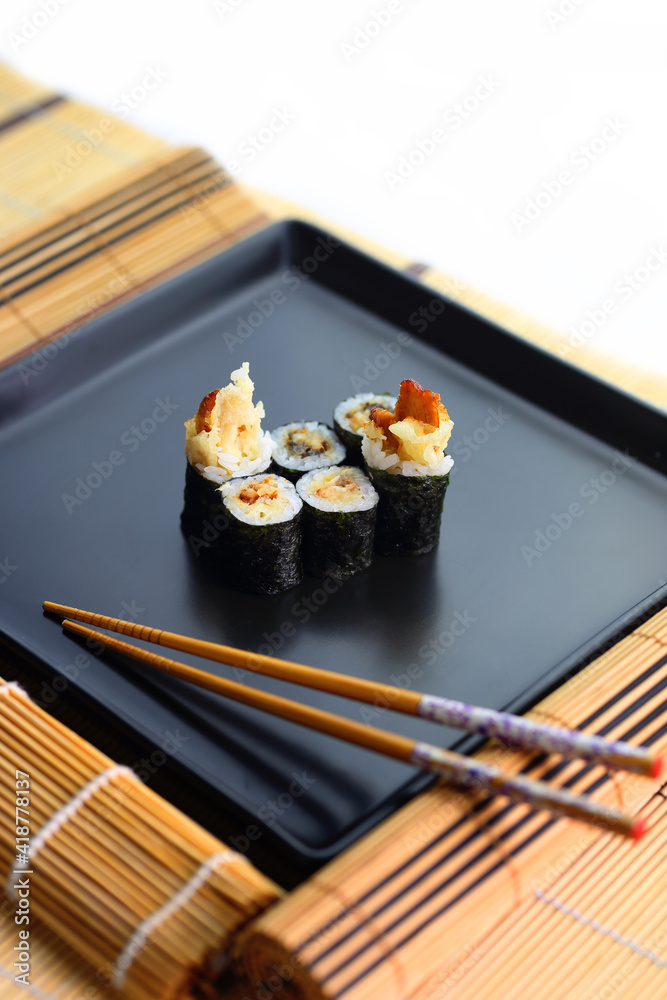 tasty sushi rolls made from fresh and delicious and healthy fish tasty sushi rolls made from fresh and delicious and healthy fish
