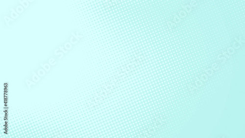 Dots halftone white blue and green color pattern gradient texture with technology digital background. Medicine healthcare with science concept.